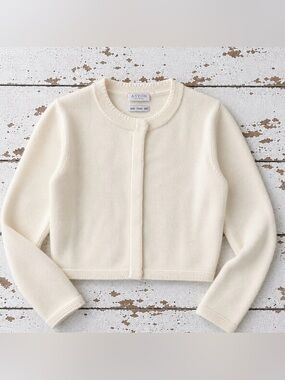 Easton Ivory Knit Buttoned Cardigan